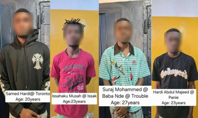 Ashanti six suspects