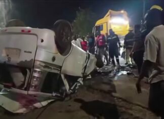 Assin Fosu: Two dead, five in critical condition after head-on collision between Metro Mass and Toyota Scienta buses