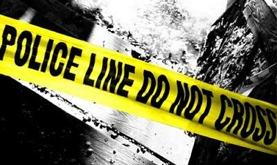 Curfew police line