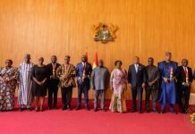 Vice President commissions five newly appointed Ambassadors and High Commissioners