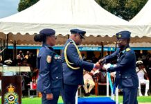 Captain Krampah Antwi takes over from Air Commodore Yirenkyi as Takoradi Air Force Base new Commander