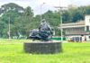 Covered monument at Effia Nkwanta roundabout sets tongues wagging