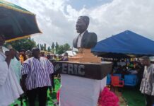 Statue unveiled in honour of slain ‘Jirapa Dubai’ CEO Eric Johnson