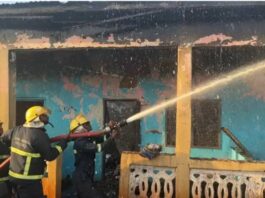 Fire outbreak at family house of the late Mohammed Murtala 1 of August 6 helicopter crash victims