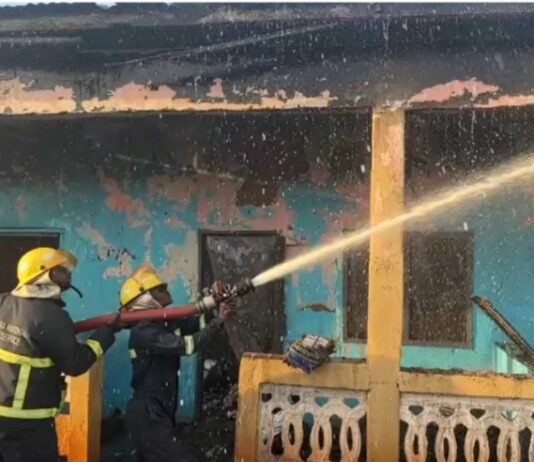 Fire outbreak at family house of the late Mohammed Murtala 1 of August 6 helicopter crash victims