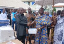 Bodi MP donates medical supplies worth GH¢300,000 to Bodi Health Directorate