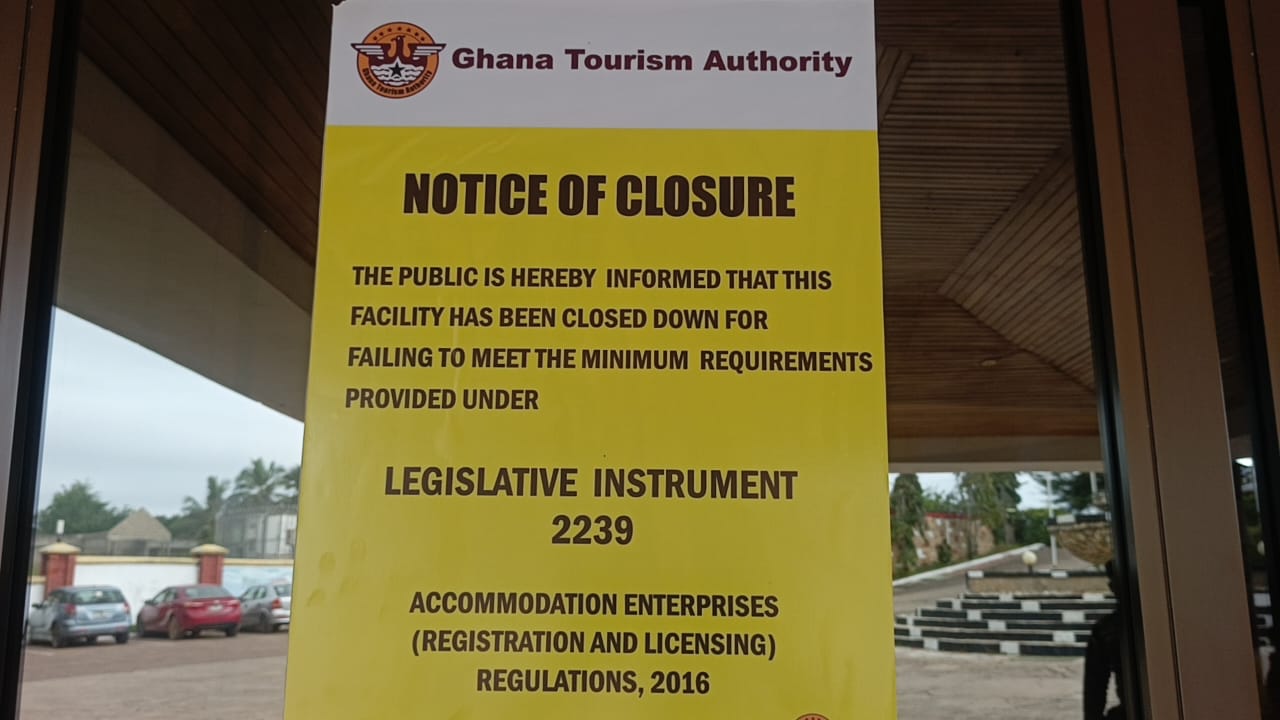 Closure notice