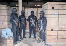 UER: Police seize 500 cartons of Tramadol in intelligence-led operation at Widana, 1 Burkinabe arrested