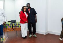 Photos: Ghana’s High Commissioner to UK goes to the rescue of homeless musician Barosky