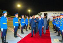 President Mahama arrives in Belgrade for 65th Non-Aligned Movement Summit