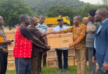 South Dayi MP supports fresh SHS students with mattresses, chop boxes