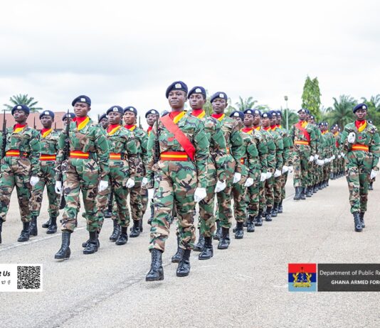 2,000 GAF recruits pass out after six months of basic military training