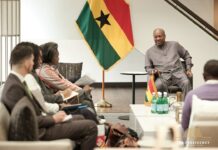 Mahama meets Alex Soros ahead of global foundations roundtable at UNGA