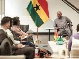 Mahama meets Alex Soros ahead of global foundations roundtable at UNGA