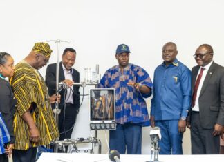 Greater Accra Regional Hospital hands over ECMO machine to UGMC to support critical care services