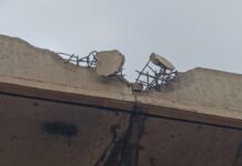 Mallam Interchange: Damaged concrete, exposed steel reinforcement remain unfixed over 1 month on