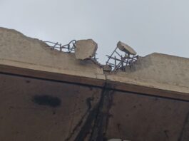 Mallam Interchange: Damaged concrete, exposed steel reinforcement remain unfixed over 1 month on
