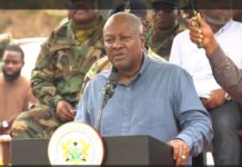 It’s a shame Ghana’s 2 largest cities have been linked by single carriageway for 70 years – Mahama