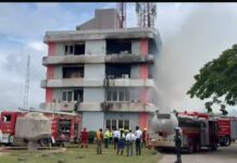 WR: Fire destroys New Day TV, 2 other offices in SIC Insurance Building at Takoradi