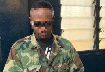 Police arrest ex-convict for posing as a soldier and extorting from residents of Ashaiman, near Tema