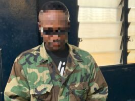 Police arrest ex-convict for posing as a soldier and extorting from residents of Ashaiman, near Tema