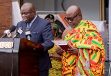 AUCB holds investiture ceremony for Frank Adu Jr. as 1st Chancellor