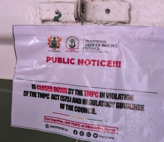 TMPC shuts down Dr. Caesar Herbal Centre due to licence breach