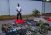Police arrest 64 suspects and seize firearms in major Achimota Lounge operation