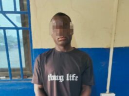 Police arrest man seen in viral video beating wife at Agona Nkwanta