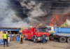 Accra: Fire breaks out in North Industrial Area at Avenor