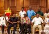New NPP executives led by John Boadu call on former President Kufuor