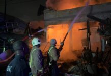 Fire guts shops at Koforidua Srodae, suspect arrested for allegedly looting