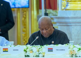 Mahama calls for peaceful resolution of global conflicts at Russia-Africa summit