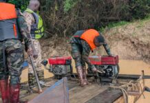 NAIMOS destroys 92 chanfang machines on River Tano in 4 days