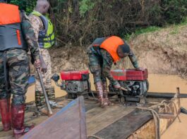 NAIMOS destroys 92 chanfang machines on River Tano in 4 days