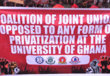 Four University of Ghana labour unions demand halt to campus security outsourcing