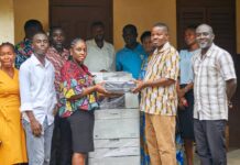 Gabeulah Network Foundation donates educational items to Frankadua D/A Junior High School
