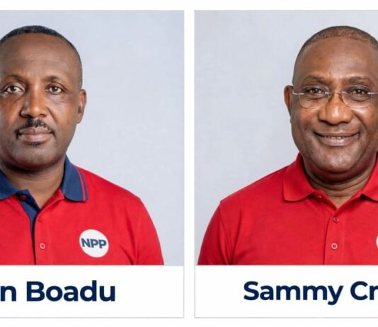 Sammy Crabbe announces alliance with John Boadu in NPP chairmanship race John Boadu and Sammy Crabbe