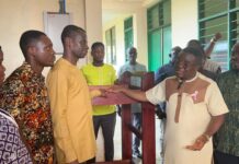 VR: Ziavi Senior High Technical School receives support from Ho Central MP