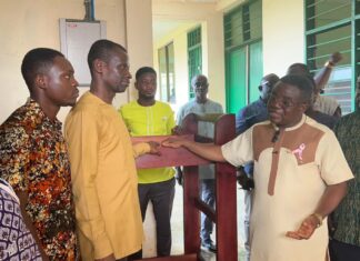 VR: Ziavi Senior High Technical School receives support from Ho Central MP