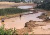 Ghanakoma Morning Show gets results: 4 arrested as galamsey-damaged bridge at Abesua undergoes repairs