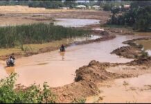 Ghanakoma Morning Show gets results: 4 arrested as galamsey-damaged bridge at Abesua undergoes repairs