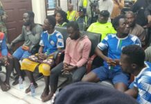 Seven missing fishermen arrive at Tema Naval Command after two-week ordeal at sea